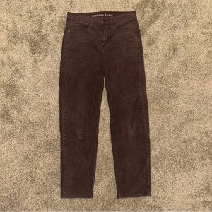 American Eagle 90s Straight Brown Corduroy Pants - Size 6